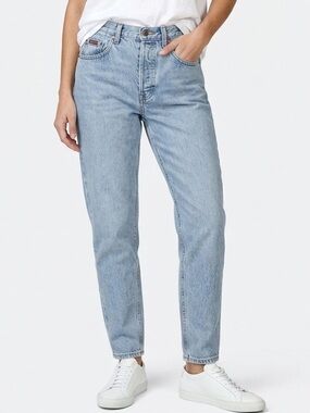 IKEDA Vintage Light Wash High Waisted Relaxed Denim Jeans 90’s Y2K Size 29 *FLAW